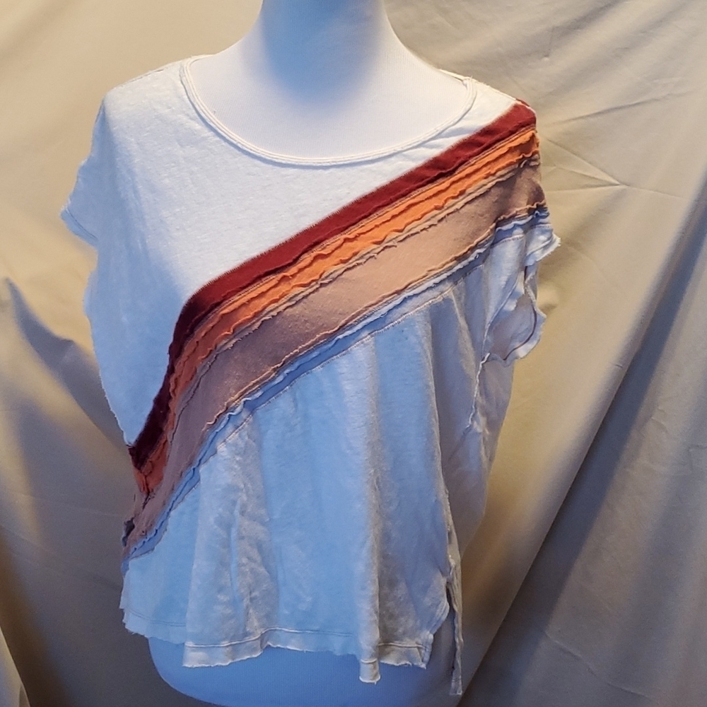 We The Free Linen Top SZ SM
